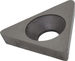 Made in USA - 1/2" Inscribed Circle, Triangle Shim for Indexables - Carbide, 1/8" Thick, SM Shim Style, Positive Rake - Americas Industrial Supply