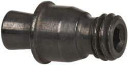 Made in USA - PL-34, 3/8" Inscribed Circle, 5/64" Hex Socket, #10-32 Thread, Positive Lock Pin for Indexable Turning Tools - 0.45" OAL - Americas Industrial Supply