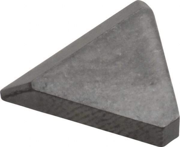 Made in USA - 3/8" Inscribed Circle, Triangle, CBT Chipbreaker for Indexables - 0.094" Thick, 0.057" Effective Width, Carbide - Americas Industrial Supply