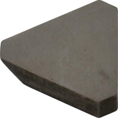 Made in USA - 3/8" Inscribed Circle, Triangle, T Chipbreaker for Indexables - Left Hand, Right Hand Cut, 0.094" Thick, 0.071" Effective Width, Carbide - Americas Industrial Supply