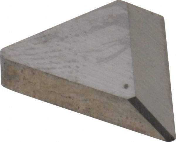 Made in USA - 3/8" Inscribed Circle, Triangle, T Chipbreaker for Indexables - Left Hand, Right Hand Cut, 0.094" Thick, 0.108" Effective Width, Carbide - Americas Industrial Supply