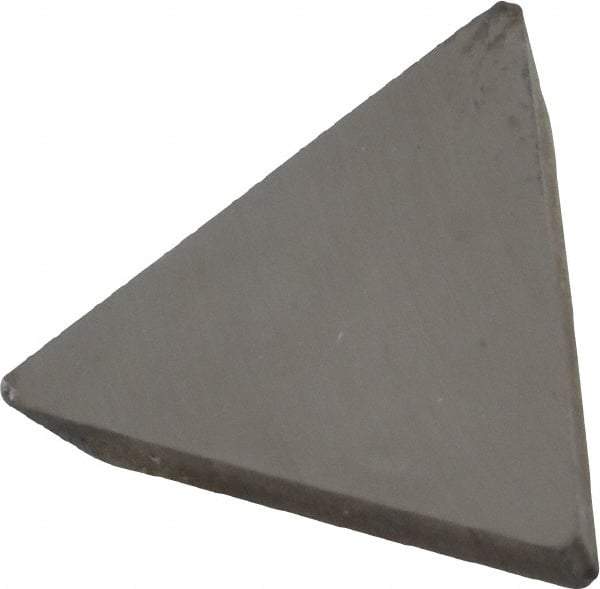 Made in USA - 1/2" Inscribed Circle, Triangle, T Chipbreaker for Indexables - Left Hand, Right Hand Cut, 0.094" Thick, 0.101" Effective Width, Carbide - Americas Industrial Supply