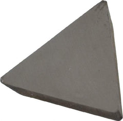 Made in USA - 1/2" Inscribed Circle, Triangle, T Chipbreaker for Indexables - Left Hand, Right Hand Cut, 0.094" Thick, 0.101" Effective Width, Carbide - Americas Industrial Supply