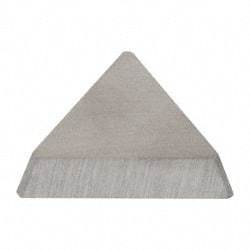 Made in USA - 1/2" Inscribed Circle, Triangle, T Chipbreaker for Indexables - Left Hand, Right Hand Cut, 0.094" Thick, 0.131" Effective Width, Carbide - Americas Industrial Supply