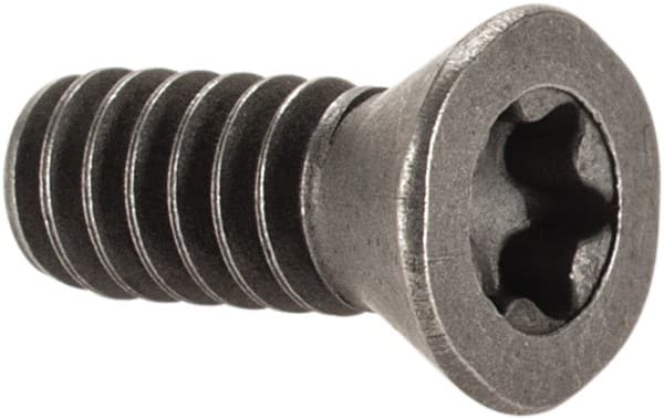 Made in USA - Torx Cap Screw for Indexables - #6-32 Thread, Industry Std SE-02-04, For Use with Inserts - Americas Industrial Supply