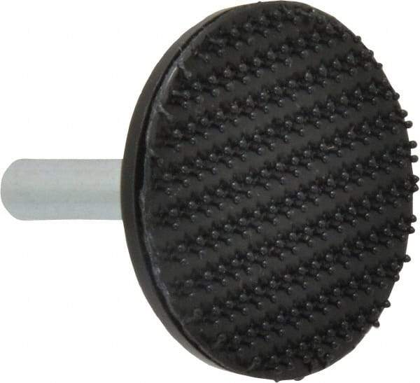 3M - 1-1/2" Diam Hook & Loop Disc Backing Pad - 1/4" Shank Diam, Firm Density, 25,000 RPM - Americas Industrial Supply