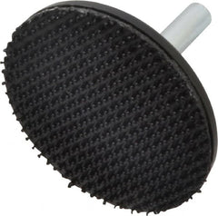 3M - 2" Diam Hook & Loop Disc Backing Pad - 1/4" Shank Diam, Firm Density, 23,000 RPM - Americas Industrial Supply