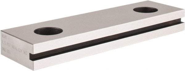 Kurt - Vise Jaw Plate - Steel, 5.969" Long, 0.752" Wide, 1.735" High - Americas Industrial Supply