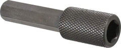 Kurt - 1 Piece Vise Hex Extension - Steel, 3/4" Hex, 5" Long, 1-1/4" Wide, 6" Handle - Americas Industrial Supply