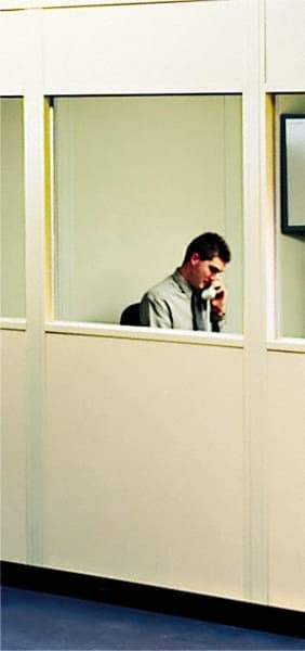 Portafab - Fixed Window - Tempered Glass, for Temporary Structure Wall Panel - Americas Industrial Supply