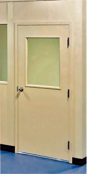 Portafab - Temporary Structure Extra Half Glass Door - Glass, for Temporary Structures - Americas Industrial Supply