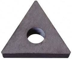 Kennametal - TP42 Grade K68 Carbide Turning Insert - Uncoated, 60° Triangle, 1/4" Inscr Circle, 3/32" Thick, 1/32" Corner Radius - Americas Industrial Supply