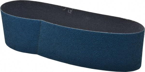 Norton - 3" Wide x 24" OAL, 50 Grit, Zirconia Alumina Abrasive Belt - Zirconia Alumina, Coarse, Coated, Y Weighted Cloth Backing, Series 3X - Americas Industrial Supply