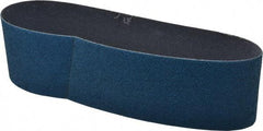 Norton - 3" Wide x 24" OAL, 50 Grit, Zirconia Alumina Abrasive Belt - Zirconia Alumina, Coarse, Coated, Y Weighted Cloth Backing, Series 3X - Americas Industrial Supply