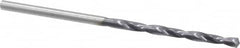 Chicago-Latrobe - 3/32" 135° High Speed Steel Jobber Drill - TiAlN Finish, Right Hand Cut, Spiral Flute, Straight Shank, 2-1/4" OAL, Split Point - Americas Industrial Supply