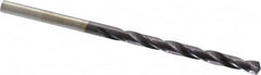 Chicago-Latrobe - 9/64" 135° High Speed Steel Jobber Drill - TiAlN Finish, Right Hand Cut, Spiral Flute, Straight Shank, 2-7/8" OAL, Split Point - Americas Industrial Supply