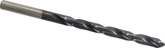 Chicago-Latrobe - 7/32" 135° High Speed Steel Jobber Drill - TiAlN Finish, Right Hand Cut, Spiral Flute, Straight Shank, 3-3/4" OAL, Split Point - Americas Industrial Supply