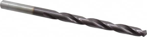 Chicago-Latrobe - 15/64" 135° High Speed Steel Jobber Drill - TiAlN Finish, Right Hand Cut, Spiral Flute, Straight Shank, 3-7/8" OAL, Split Point - Americas Industrial Supply