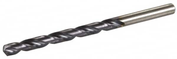 Chicago-Latrobe - Letter C 135° High Speed Steel Jobber Drill - TiAlN Finish, Right Hand Cut, Spiral Flute, Straight Shank, 4" OAL, Split Point - Americas Industrial Supply