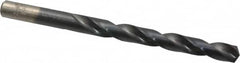 Chicago-Latrobe - 21/64" 135° High Speed Steel Jobber Drill - TiAlN Finish, Right Hand Cut, Spiral Flute, Straight Shank, 4-5/8" OAL, Split Point - Americas Industrial Supply