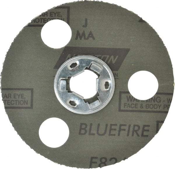 Norton - 5" Diam 24 Grit Fiber Disc - Very Coarse Grade, Zirconia Alumina, 13,000 Max RPM, Series F826 - Americas Industrial Supply