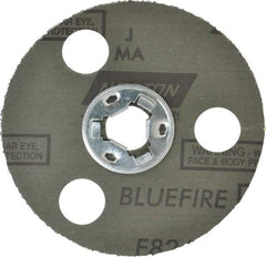 Norton - 5" Diam 24 Grit Fiber Disc - Very Coarse Grade, Zirconia Alumina, 13,000 Max RPM, Series F826 - Americas Industrial Supply