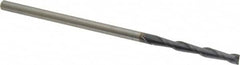 OSG - 1/8", 1" LOC, 1/8" Shank Diam, 3" OAL, 2 Flute, Solid Carbide Square End Mill - Single End, TiAlN Finish, Spiral Flute, 30° Helix, Centercutting, Right Hand Cut, Right Hand Flute, Series 482 - Americas Industrial Supply