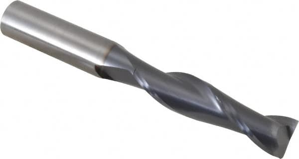 OSG - 3/4", 3" LOC, 3/4" Shank Diam, 6" OAL, 2 Flute, Solid Carbide Square End Mill - Americas Industrial Supply