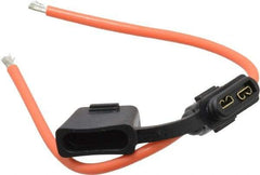 Ferraz Shawmut - 30 Amp AF Black Automotive Fuse Holder - 32 Volt, Orange #12 Wire - Americas Industrial Supply