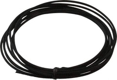 Techflex - Black Braided Expandable Cable Sleeve - 10' Coil Length, -103 to 257°F - Americas Industrial Supply