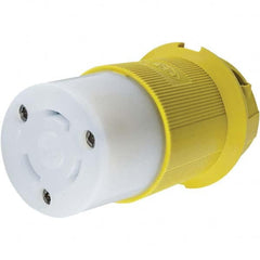 Hubbell Wiring Device-Kellems - 125V 30A NEMA L5-30R Marine Twist Lock Connector - Americas Industrial Supply