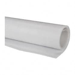 Made in USA - 0.0200 Inch Thick x 12 Inch Wide x 3 Ft. Long, Plastic Film - PTFE (Virgin), +/-0.002 Inch Tolerance - Americas Industrial Supply