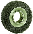 7" Diameter - 2" Arbor Hole - Crimped Steel Wire Straight Wheel - Americas Industrial Supply