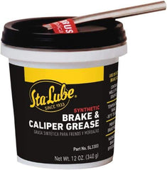 CRC - 12 oz Tub Synthetic High Temperature Grease - Black, High Temperature, 450°F Max Temp, NLGIG 2, - Americas Industrial Supply