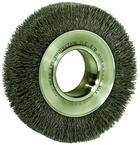 7" Diameter - 2" Arbor Hole - Crimped Steel Wire Straight Wheel - Americas Industrial Supply