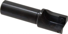 Cutting Tool Technologies - 1" Cut Diam, 0.34" Max Depth of Cut, 3/4" Shank Diam, 3-1/4" OAL, Indexable Square Shoulder Centercutting End Mill - SPEB 322, SPEH 322 Inserts, Flatted Shank, 90° Lead Angle - Americas Industrial Supply