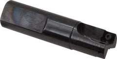 Cutting Tool Technologies - 3/4" Cut Diam, 0.28" Max Depth of Cut, 3/4" Shank Diam, 3.03" OAL, Indexable Square Shoulder End Mill - SPEH 2.522 Inserts, Weldon Shank, 90° Lead Angle - Americas Industrial Supply