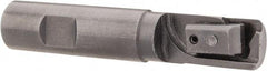 APT - 3/4" Cut Diam, 0.65" Max Depth of Cut, 3/4" Shank Diam, 3-7/8" OAL, Indexable Square Shoulder End Mill - TPC 32..., TPG 32., TPU 32. Inserts, Weldon Shank, 90° Lead Angle, Series Tri-Dex - Americas Industrial Supply