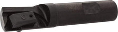 APT - 7/8" Cut Diam, 0.65" Max Depth of Cut, 3/4" Shank Diam, 3-7/8" OAL, Indexable Square Shoulder End Mill - TPC 32..., TPG 32., TPU 32. Inserts, Weldon Shank, 90° Lead Angle, Series Tri-Dex - Americas Industrial Supply