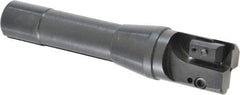 APT - 1-1/4" Cut Diam, 0.65" Max Depth of Cut, 5-7/8" OAL, Indexable Square Shoulder End Mill - TPC 32..., TPG 32., TPU 32. Inserts, R8 90° Lead Angle, Series Tri-Dex - Americas Industrial Supply