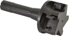 APT - 3" Cut Diam, 0.65" Max Depth of Cut, 5-7/8" OAL, Indexable Square Shoulder End Mill - TPC 32..., TPG 32., TPU 32. Inserts, R8 90° Lead Angle, Series Tri-Dex - Americas Industrial Supply