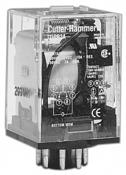 Eaton Cutler-Hammer - Metal Hold Down Relay Spring - 10 Amp, 250 VAC/VDC Volt, For Use With D3 Series General Purpose Relays - Americas Industrial Supply