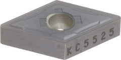 Kennametal - DNMG432 RP Grade KC5525 Carbide Turning Insert - TiAlN Finish, 55° Diamond, 1/2" Inscr Circle, 3/16" Thick, 1/32" Corner Radius - Americas Industrial Supply