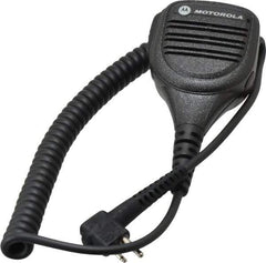Motorola - Two Way Radio Speaker/Microphone - Use with GP300 Two-Way Radio Palm Speakers - Americas Industrial Supply