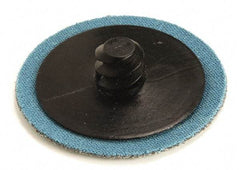 Superior Abrasives - 3" Disc Diam, 50 Grit, Aluminum Oxide Quick Change Disc - Type R Attaching System, Coated, Coarse Grade - Americas Industrial Supply