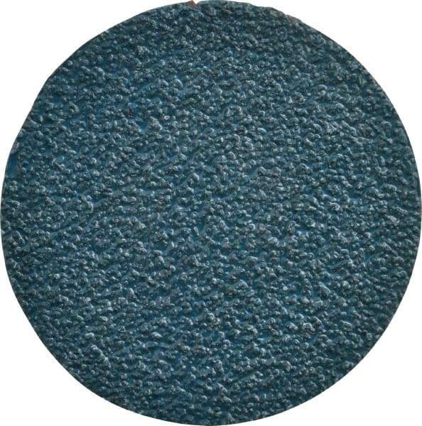 Tru-Maxx - 3" Disc Diam, 36 Grit, Zirconia Alumina Quick Change Disc - Type R Attaching System, Coated, Blue, Very Coarse Grade - Americas Industrial Supply