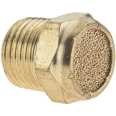 ARO/Ingersoll-Rand - 1/8 Male NPT, 7/16" Hex, 7/16" OAL, Breather Vent - 250 Max psi - Americas Industrial Supply