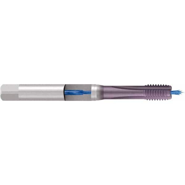 Emuge - 5/16-18 UNC 3-Flute TiCN Finish Cobalt Straight Flute Machine Tap - Americas Industrial Supply