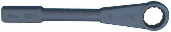 Martin Tools - 3-1/8", 12 Point, Black Finish, Single End, Striking Box Wrench - Americas Industrial Supply