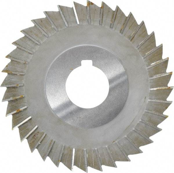 Value Collection - 5" Blade Diam x 1/8" Blade Thickness, 1-1/4" Hole, 40 Teeth, High Speed Steel Side Chip Saw - Straight Tooth, Arbor Connection, Uncoated - Americas Industrial Supply